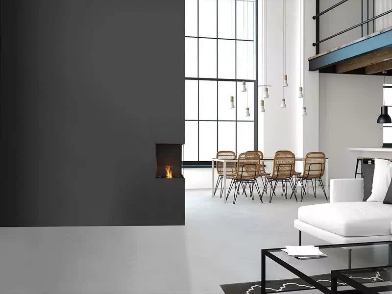 Flex 68RC: Right Corner Fireplace Insert - EcoSmart Fire